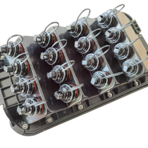 صندوق طرفية الخدمة متعدد المنافذ (MST)  قاعدة فتحة يدوية 16 منفذ  12 منفذ