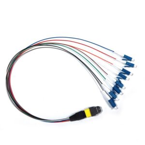 كابلات الألياف البصرية  MTP/MPO- 8 UPC-LC Singlemode 0.9mm
