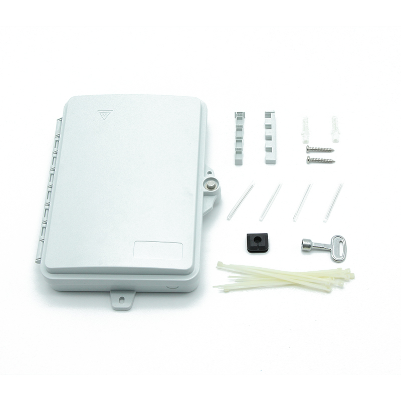 صندوق توزيع الألياف الضوئية 4 نوى IP-55 مع موصل SC ومقسم PLC