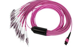 كابل MPO-LC كابل الألياف البصرية