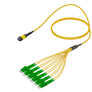 كابل MPO/MTP Elite أنثى إلى LC/APC Fanout - Base-12