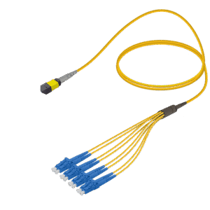 كابل توصيل أنثى MPO/MTP Elite إلى LC/UPC Fanout - Base-8 - Single Mode G657.A2 - 3.0/1.8mm