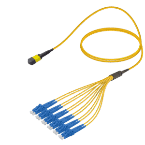 كابل توصيل MPO/MTP Elite ذكر إلى LC/UPC Fanout - Base-12